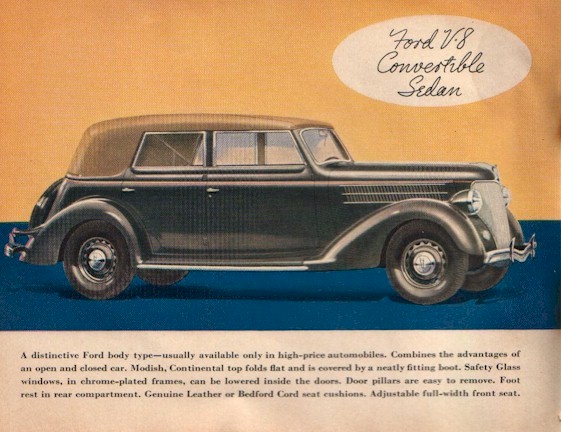 1936 Ford Brochure Page 1